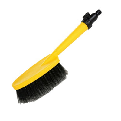 Flow Through Hand Brush for Washing Cars