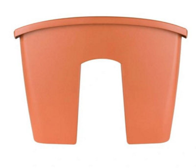 Flower Bridge Hanging Planter Plant Pot Fence Railing Balcony Decking Garden Pot Terracotta Large - 4