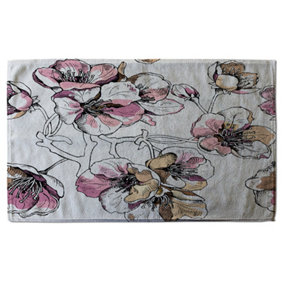 Flower Illustration (Bath Towel) / Default Title