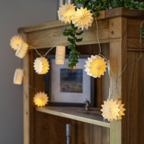 Flower Lantern Paper String Lights