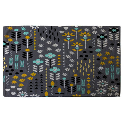 Flower Print (Bath Towel) / Default Title Price Comparisons | Compare The Build