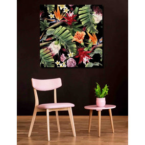 Flowers (Canvas Print) / 101 x 101 x 4cm