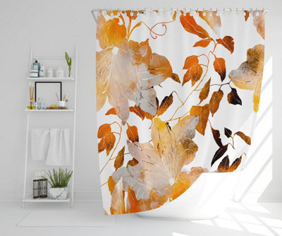 Flowers in Autumn Colours (Shower Curtain) / Default Title Price Comparisons | Compare The Build