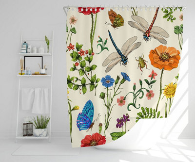 Flowers & Insects (Shower Curtain) / Default Title Price Comparisons | Compare The Build