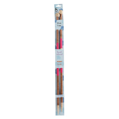 FLR K/P 35CMX7.00MM - Knitting Pins: Single-Ended: Hand Coloured: Flair ...
