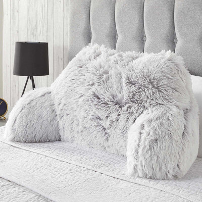 Fluffy reading outlet pillow