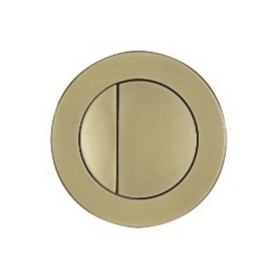 Fluid Cistern Button in Brushed Brass