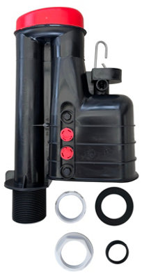 Fluidmaster Dual Flush Syphon 8" WRAS Certified Toilet Cistern Flush Parts with Built-in Overflow FREE DELIVERY - 7