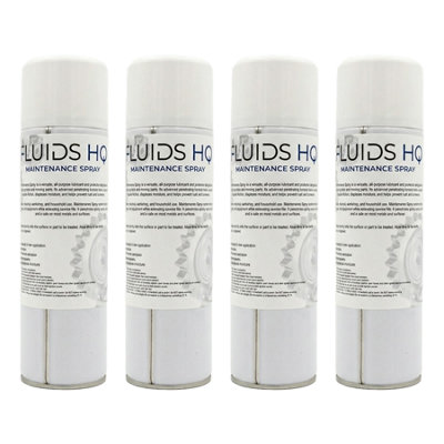 FLUIDSHQ MAINTENANCE SPRAY MULTI PURPOSE LUBRICANT PENETRATING OIL 4X500ML