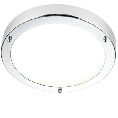 Briloner Leuchten - LED Bathroom Ceiling Light with Backlight, IP44 LED
