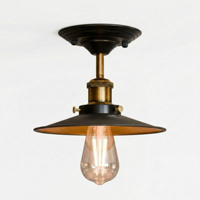Flush Mount Ceiling Light Metal E27 Ceiling Lighting Fixtures for ...