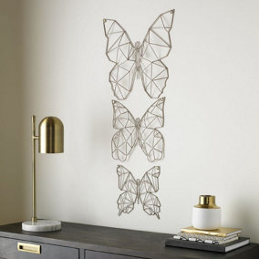 Flutter Butterfly Metal Wall Art