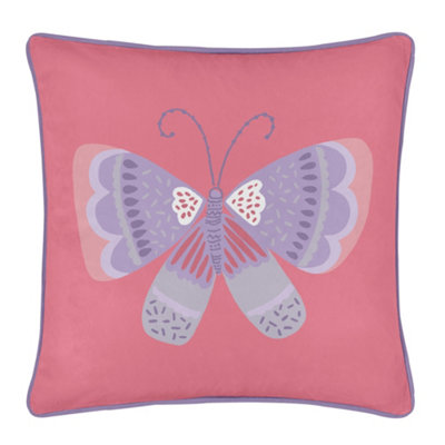 Flutterby Butterfly Soft Touch Velvet Filled Cushion