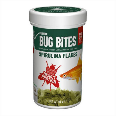 Fluval Bug Bites Spirulina Flakes 45g Price Comparisons | Compare The Build