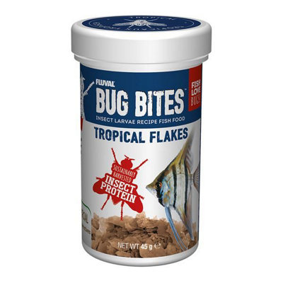Fluval Bug Bites Tropical Flakes 45g Price Comparisons | Compare The Build