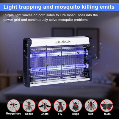 Fly and Insect Killer LED Light Attract to Zap Flying Insects Bug ...