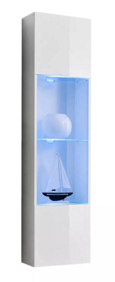 Fly P3 310cm White Gloss Display Media Wall - Sleek LED Entertainment ...