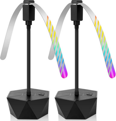 Fly Repellent Fan, Foldable & Suspendable, Chemical-Free, 2PC Mosquito ...