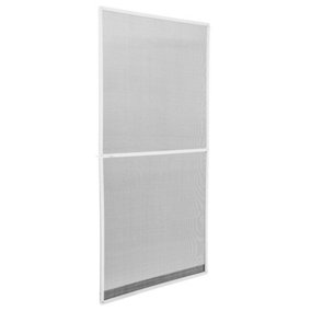 Fly screen for door frame - white