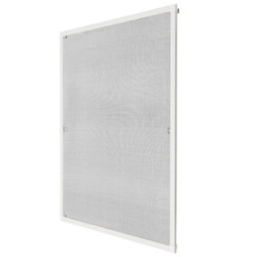 Fly screen for window frame - white
