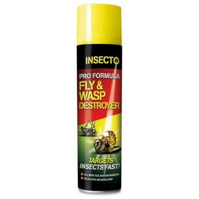 Fly & Wasp Killer Insecticide Fast Acting Spray 300ml