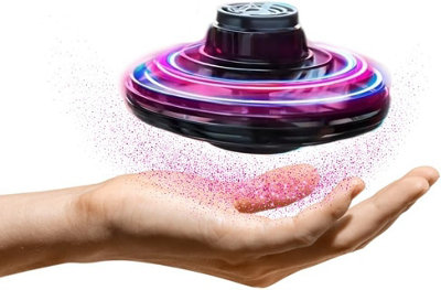 Flying Spinner Toy Hand Controlled Mini Drone with RGB Lights 360 ...