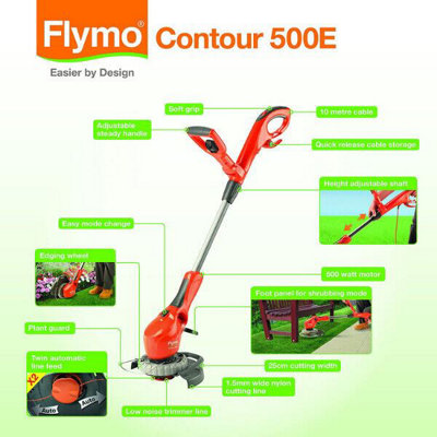 Flymo Contour 500E Electric Grass Trimmer and Edger
