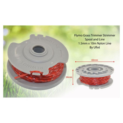 Flymo Grass Strimmer Trimmer Spool & Line 1.5mm x 10m by Ufixt