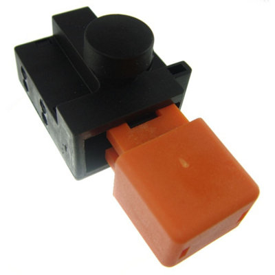 Flymo Lawnmower Switch 8A 250V ON/OFF Orange and Black by Ufixt