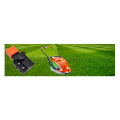 Flymo Lawnmower Switch 8A 250V ON/OFF Orange and Black by Ufixt
