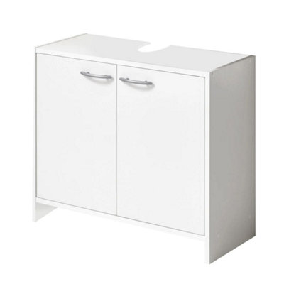 FMD Under-sink Bathroom Cabinet 63.7x28.1x55 cm White | DIY at B&Q