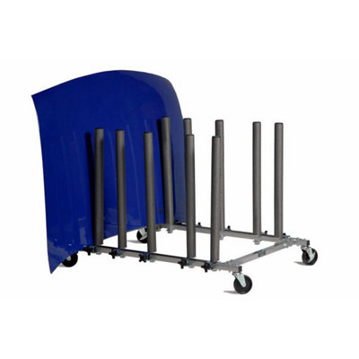 FMT1205 Mobile vehicle panel storage rack for 5 panels