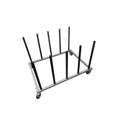 FMT1226 Mobile vehicle panel storage rack for 7 panels. 1200mmx 780mm