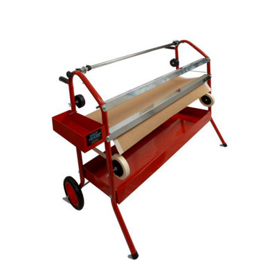 FMT4300 Mobile masking paper dispenser with tape applicator. 900mm wide ...