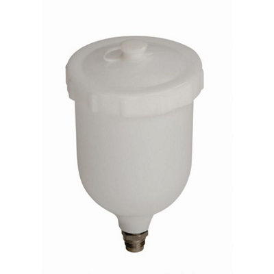 FMT5002P Spray gun paint pot with male thread. 600ml