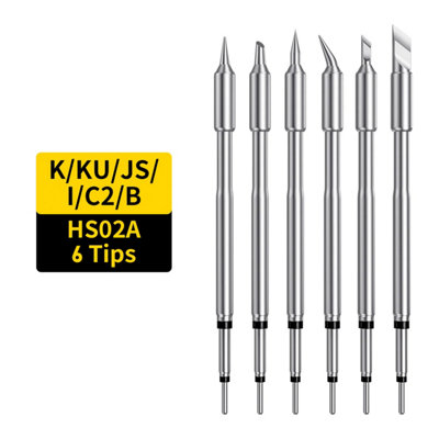FNIRSI HS-02A Soldering Iron 6 Tips Set