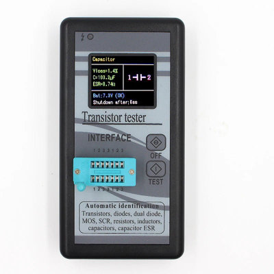FNIRSI T4 Multi-purpose Transistor Tester Black