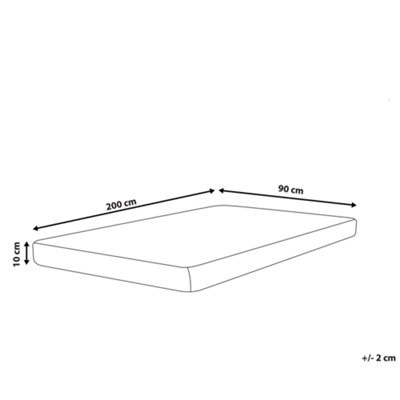 Foam Mattress PICCOLO Medium 90 x 200 cm (EU Single)
