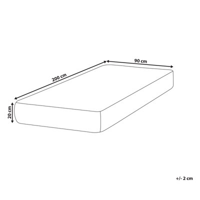 Foam Mattress PRECIOUS Medium 90 x 200 cm (EU Single)