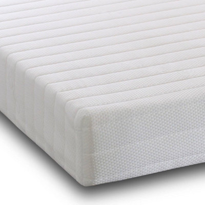 FOAMEX 17 CM, Foam Mattress, Firm Comfort, Hypoallergenic, Cleanable Cover, Silent, No Springs, 4FT Small Double 120 x 190cm