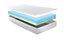 FOAMEX 17 CM, Foam Mattress, Firm Comfort, Hypoallergenic, Cleanable Cover, Silent, No Springs, 4FT Small Double 120 x 190cm