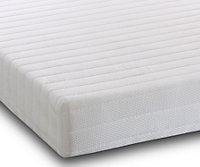 FOAMTECH 14cm Recon Foam Mattress, Silent, No Springs, High Density, Cleanable Cover, FIRM Comfort, 4FT6 Double