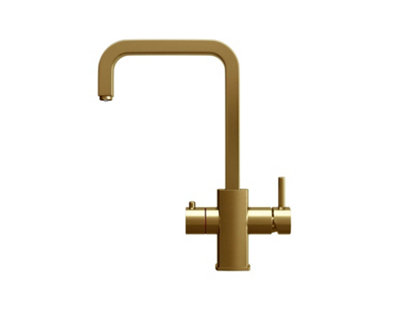 Fohen Figaro Brushed Gold 3 in 1 Instant Boiling Water Tap