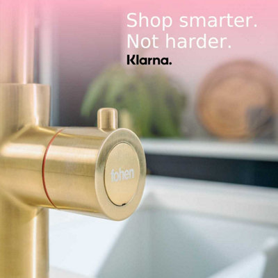 Fohen Figaro Brushed Gold 3 in 1 Instant Boiling Water Tap