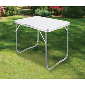 Foldable 2.6 ft Heavy Duty Folding Catering Camping Trestle Picnic Bbq Party Table