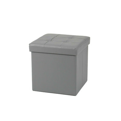 Plastic ottoman online storage