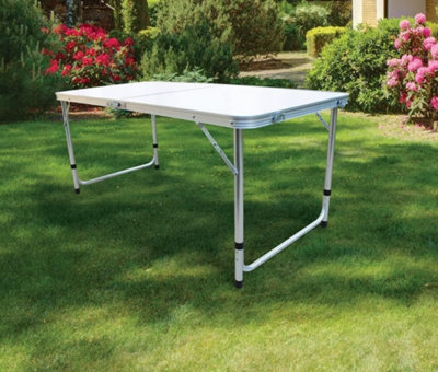 Foldable 4ft Heavy Duty Folding Catering Camping Trestle Picnic Bbq Party Table