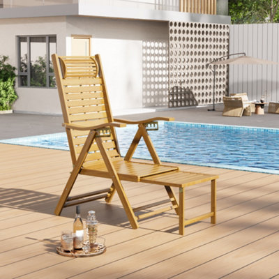 Bamboo on sale lounge chair