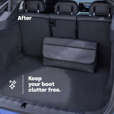 Foldable Car Boot Organiser - Keep Your Vehicle Tidy with This Portable ...