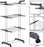 Foldable Clothes Airer 3 Tier Horse Drying Rack Stand Laundry Washing Drier Line